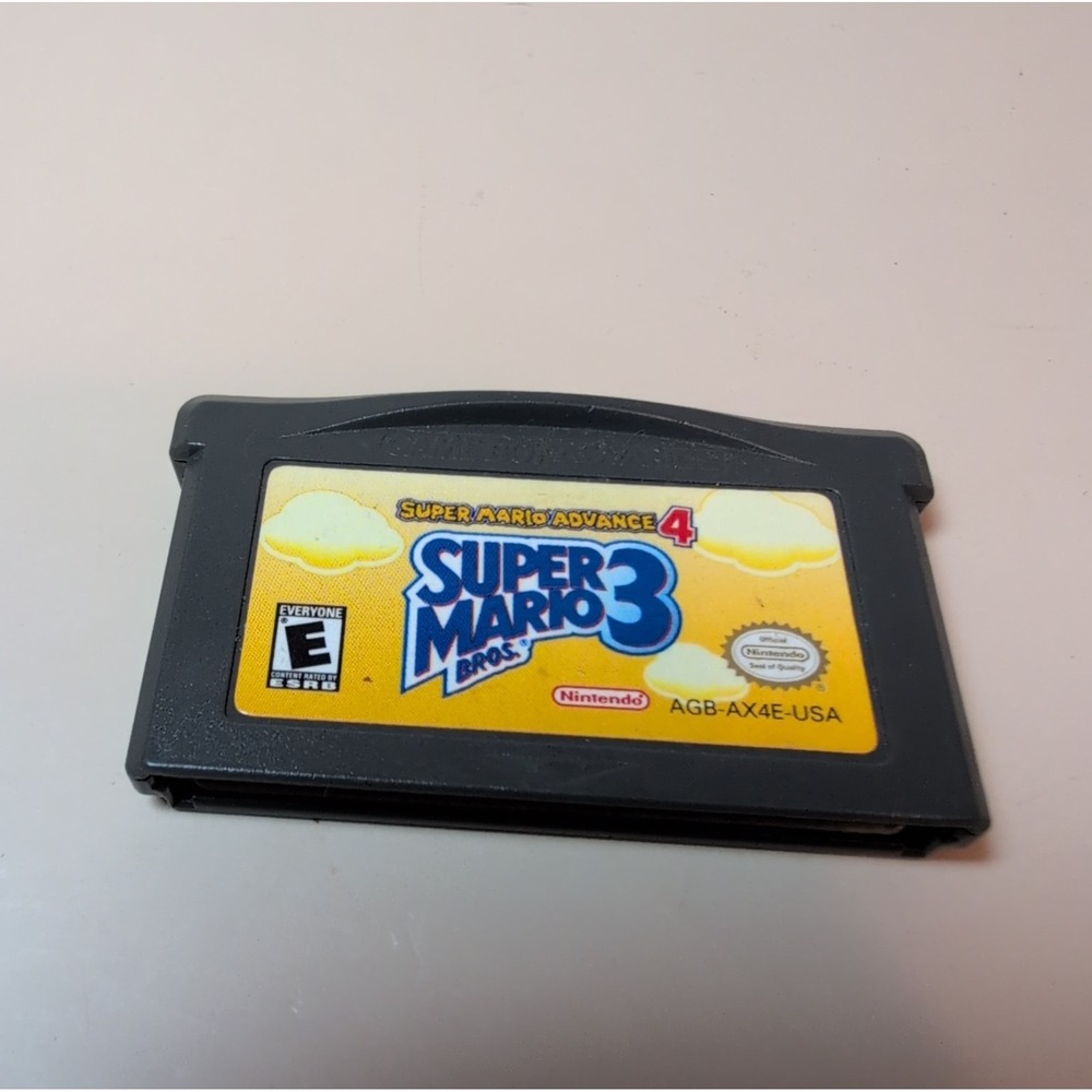 Nintendo Super Mario Advance 4 Super Mario Bros 3 Game Boy Advance AGB-AX4E-USA